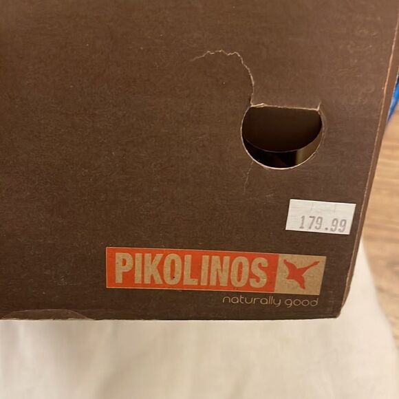 PIKOLINOS BROWN LEATHER SANDALS.  NEW - Picture 10 of 11